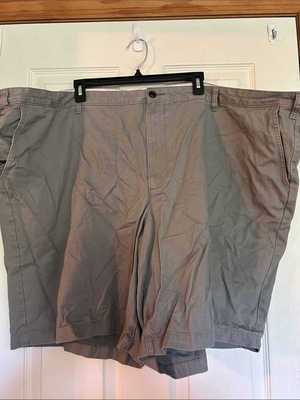 Men's Dockers Big and Tall Classic Gray Cotton Shorts
